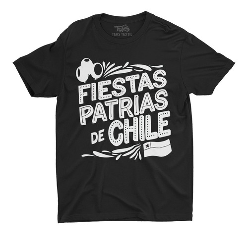 Polera Fiestas Patrias Chile Dieciocho Septiembre