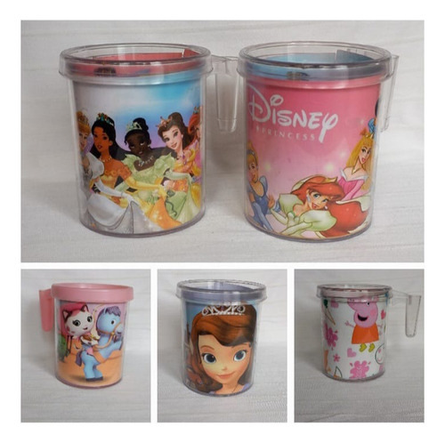 Tazas Acrílicas Infantiles De Personajes De Disney!