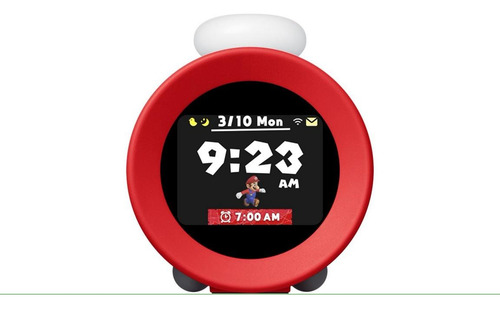 Nintendo Sound Clock: Alarmo Reloj Despertador Color Rojo
