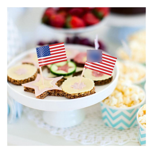 Banderines New Year, Mxpsf-001, 10pzas, Usa, 3.5x2.5cm,papel Ustoothpickflag