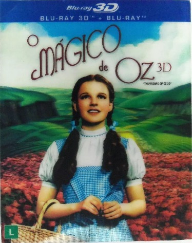 Blu-ray 3d + Bluray: O Mágico De Oz -  Original Novo Duplo