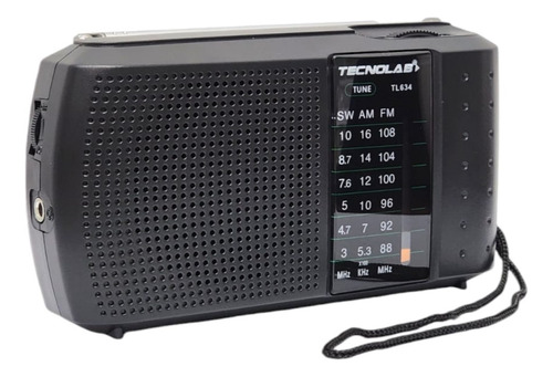 Radio Portátil De Bolsillo Tecnolab Am/fm/sw Tl634