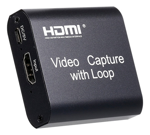 Tarjeta De Captura De Vídeo Hd Con Bucle De Salida Hd A Usb