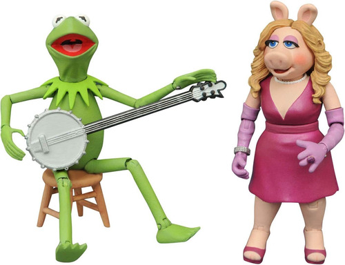 The Muppets Best Of Series 1: Kermit  Miss Piggy Figura...
