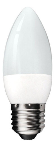 Pack X10 Lampara Vela Opal Led E27 6w 6500k Luz Fría
