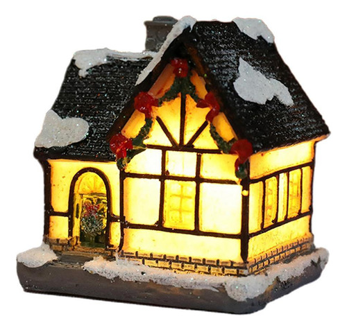 Light Up Christmas Snow House Led Village Dollhouse