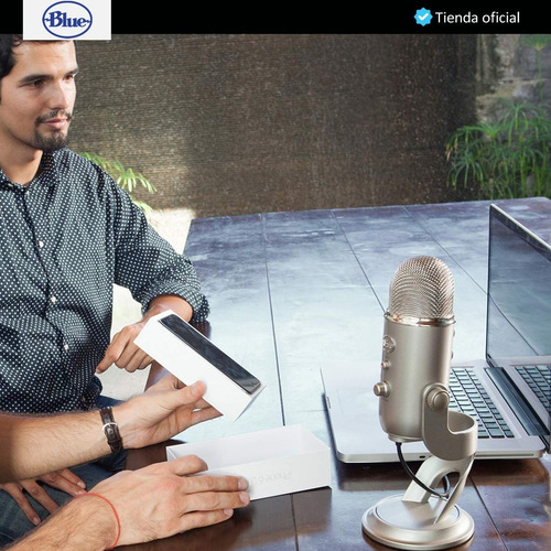 Imagen 5 de 10 de Blue Yeti, Micrófono Usb Profesional, Grabación / Streaming
