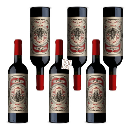 Vino El Oportunista Malbec Reval San Isidro 750ml Caja X 6