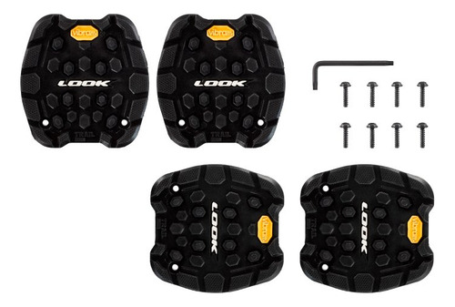 Pad Grip Intercambiable Para Pedal Look Grip Trail Color Negro