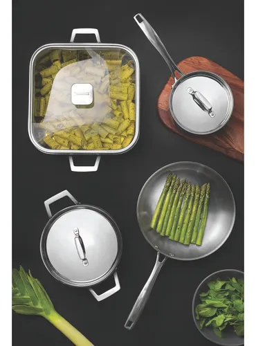 Panela Tramontina Grano Aço Inox Com Tampa E Cabo 16cm 1,7l
