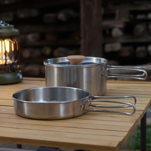 Para Acampar Sartenes Utensilios De Cocina Portátiles De