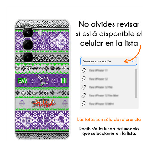 Funda Para Nubia Evangelion Eva 01 Shinji Ugly Sweater Anime Eva 01 Hot 30