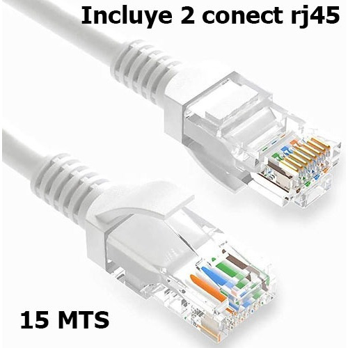 Cable Utp Cat 5e Internet X Metro Redes Cctv