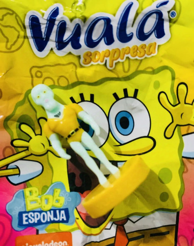 Colección Completa Vuala Bob Esponja,incluye Calamardo Guapo (Usado)