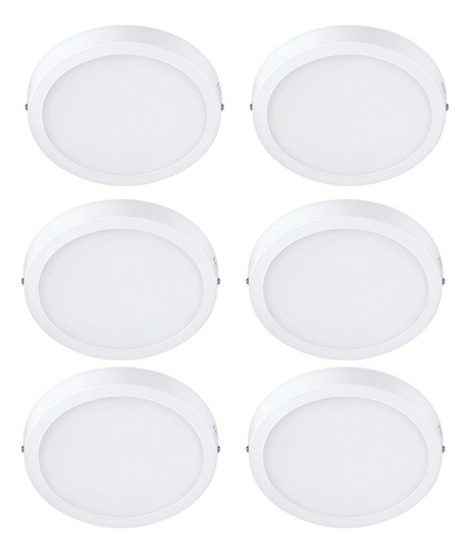 Combo X12 Plafones De Colocar Philips Led 1300 6500k 18w Fri