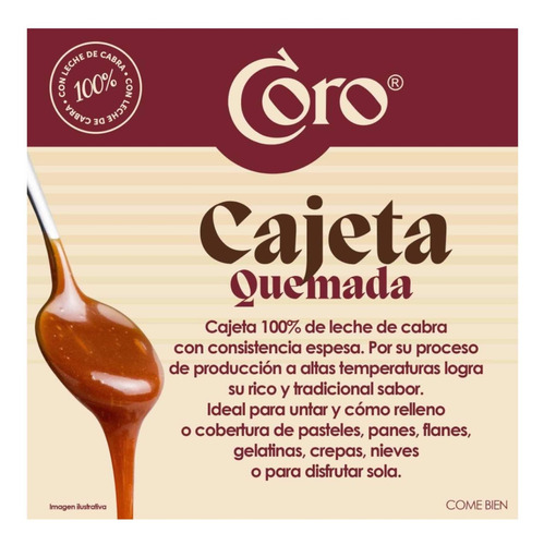 Cajeta Quemada Coronado Coro Cubeta 5 K G