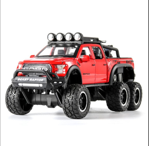 Ford Raptor F150 Miniatura Metal Autos Juego 1 Piezas 1/28