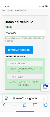 Renault Duster 1.3t 4x4 Iconic 2023 En Marcha