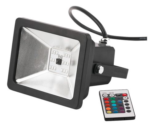 Foco Led Rgb Flood Lights De 10 W Que Cambia De Color Con Co