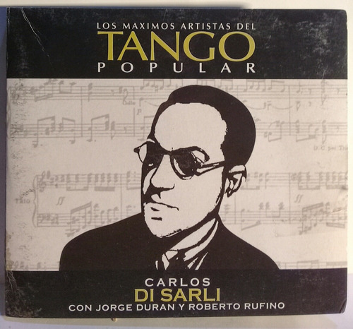 Cd Carlos Di Sarli Con Duran Y  Rufino (tango Popular)