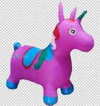Comprar Burrito Caballito Unicornio Montable Inflable Luz Y Sonido 