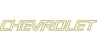 Emblema Adesivo Chevrolet P/ S10 2001 02 03 04 2005 - Ouro