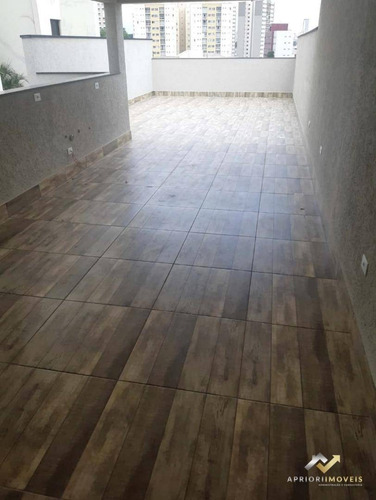 Cobertura À Venda, 106 M² Por R$ 420.000,00 - Campestre - Santo André/sp - Co0597