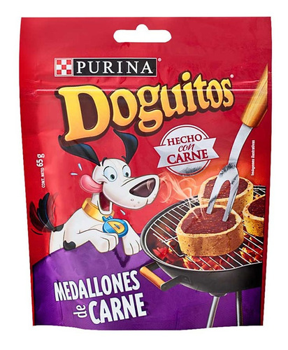 Snacks Para Perros Doguitos Medallones De Carne 65gr