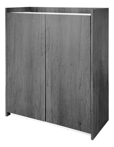 Gabinete Organizador Decomobil Librero Multiusos Con Puertas Lombardia - Blanco