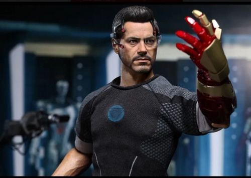 Hot Toys Iron Man 3 Tony Stark Armor Testing Workshop Mms191