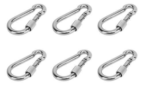 Ganchos De Resorte Quick Link Clip De Acero Inoxidable, 6 Un