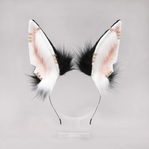 Diadema De Peluche Con Forma De Animal Y Orejas De Lobo Furr