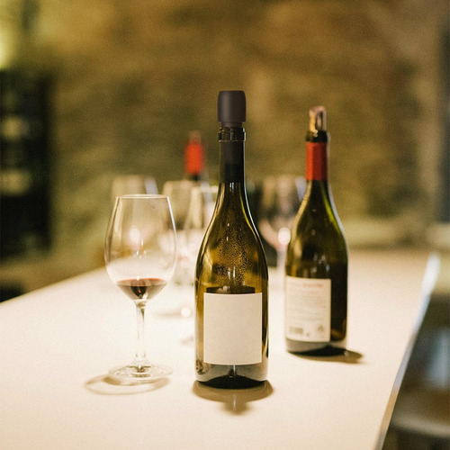 Sellador De Botellas De Vino Con Corcho De Vino Reutilizable