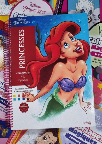 Libro Colorear Princesses Descubre El Misterio 22x 29 Cms