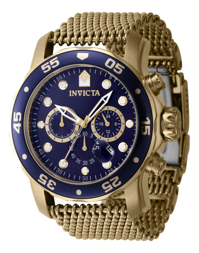 Reloj Para Hombres Invicta Pro Diver 47239 Oro