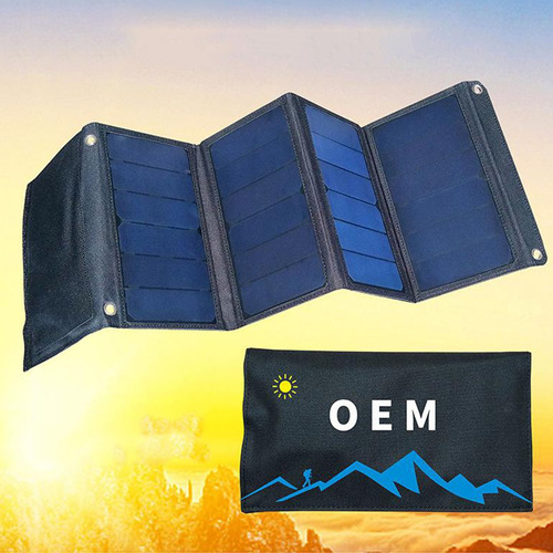 Imagen 12 de 12 de Batería De Carga Solar Plegable De Bricolaje De Celda 21w