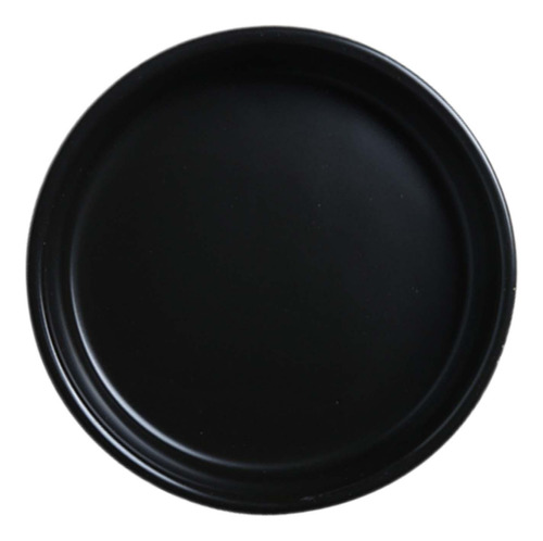 Plato De De Acero Inoxidable, Cuencos Para Mojar, Negro