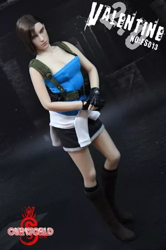 Jill Valentine Resident Evil 1 Escala 1/6 30cm Ourworld