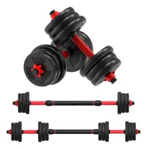 Comprar Halter Barra Regulável 15kg Dumbbell Musculação Peso Fitness