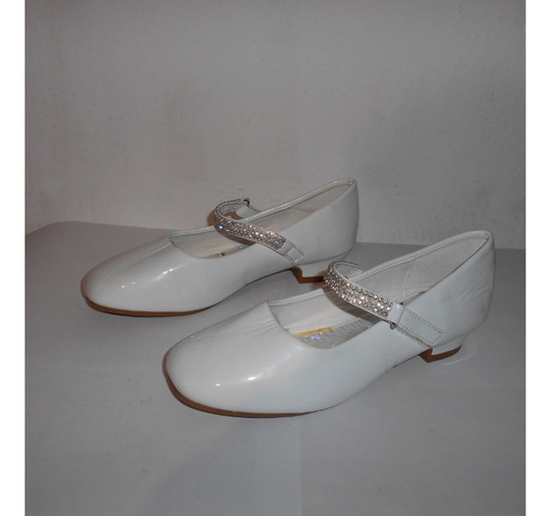 Zapatos Stelle Mary Jane Blancos Niña 3 Usa 22 Mex