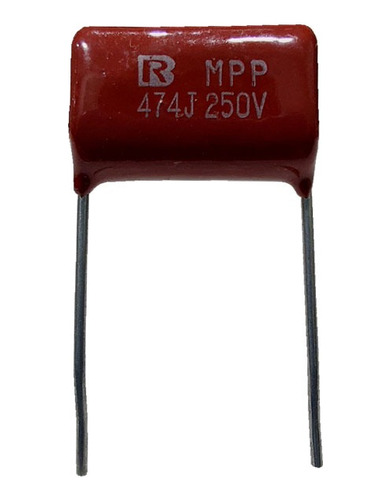 Capacitor Poliester 470nf 0.47mf 0.47uf X 250vca X 10u