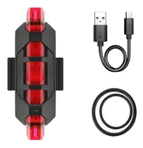 Comprar Luz Posterior Recargable Para Bicicleta