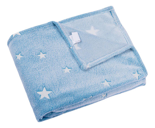 Manta De Franela Luminosa En Blanco Con Forma De Estrella Pe