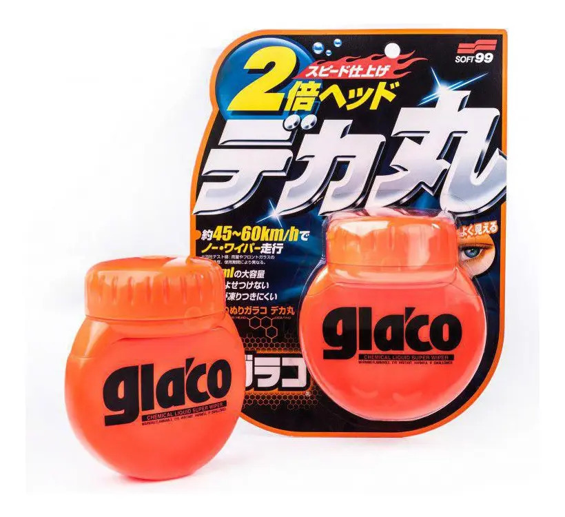Glaco Big 120ml - Cristalizador Vidros Repele Água - Soft99