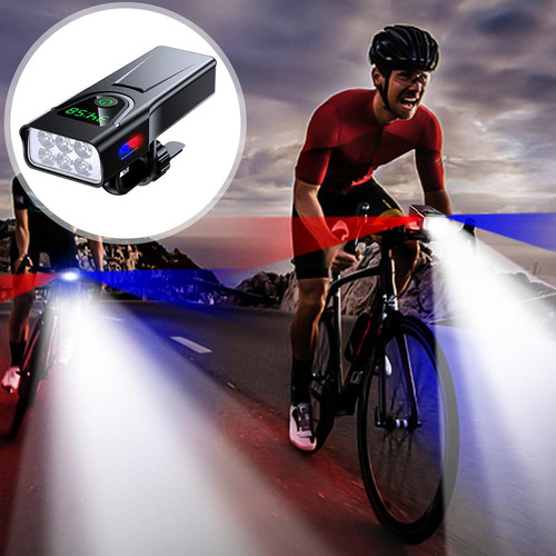 A Luces De Ciclismo Para Conducción Nocturna Luz De
