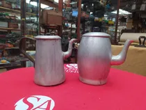 Comprar 2 Antiguas Cafeteras De Aluminio Ref. 417