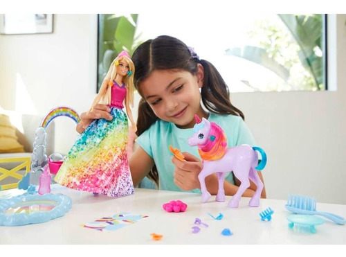 Barbie Dreamtopia Muñeca Y Unicornio