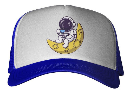 Gorra Astronauta Luna Cafe Galaxia Art