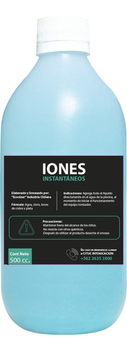 Imagen 2 de 6 de Pack 2 Unidades De Iones 500cc + 10 Test De Cobre Econizer