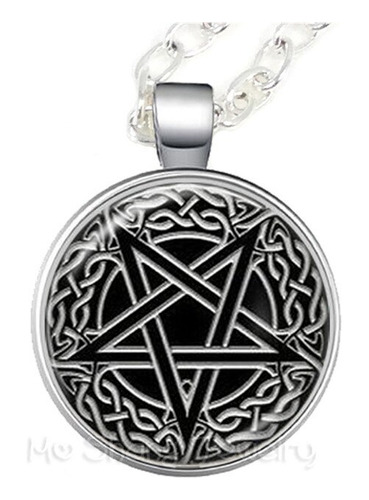 Collar De Pentagrama De Baphomet Satánico, Joyería1